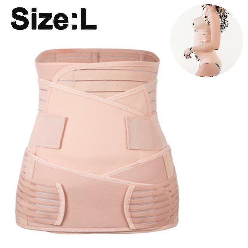 Postpartum Belly Wrap 3 In 1 Belt, Postpartum Belly Girdle Support Recovery Waist Pelvis Band, Body Shaper Postnatal Shapewear Tw
