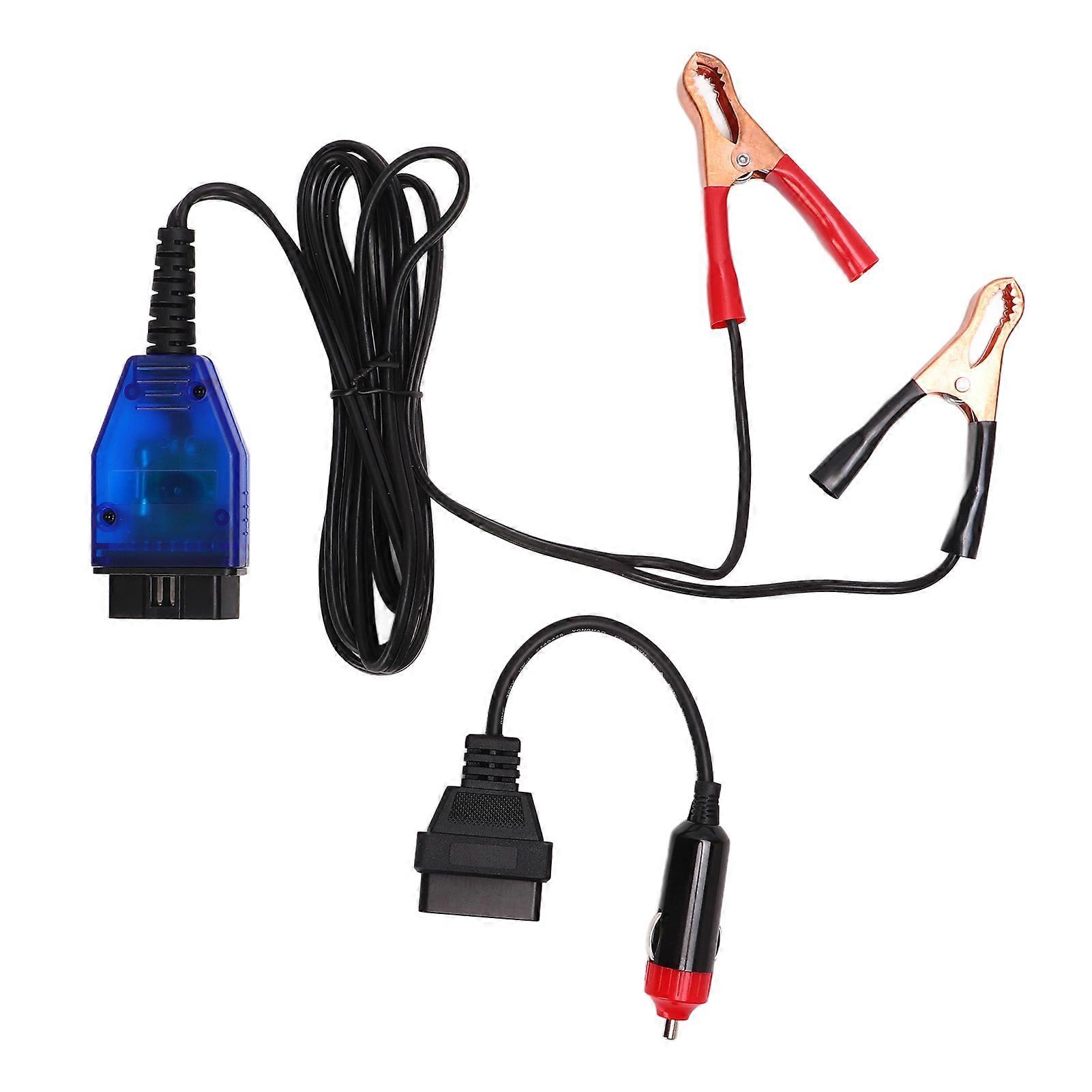 OBD2 Car Memory Data Saver Universal Vehicle Notstromkabel-Adapter mit rot-schwarzen Clips
