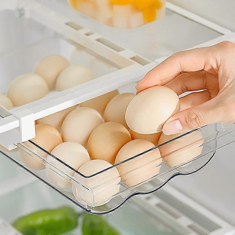 Egg Storage Container Household Transparent  Egg Fresh Storage Box for Kitchen Fridge