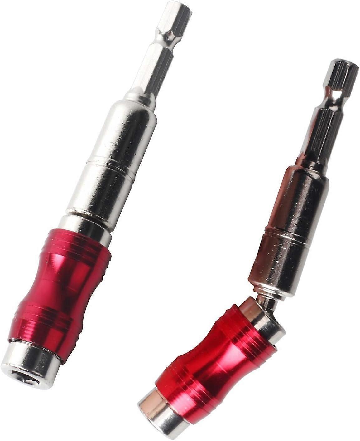 Magnetic Screwdriver Bit Holder with 20 Rotation, Quick Release Magnetic Bit Holder, Hex Shank Extension Screwdriver, Extension Rod Magnetic Bit Holde