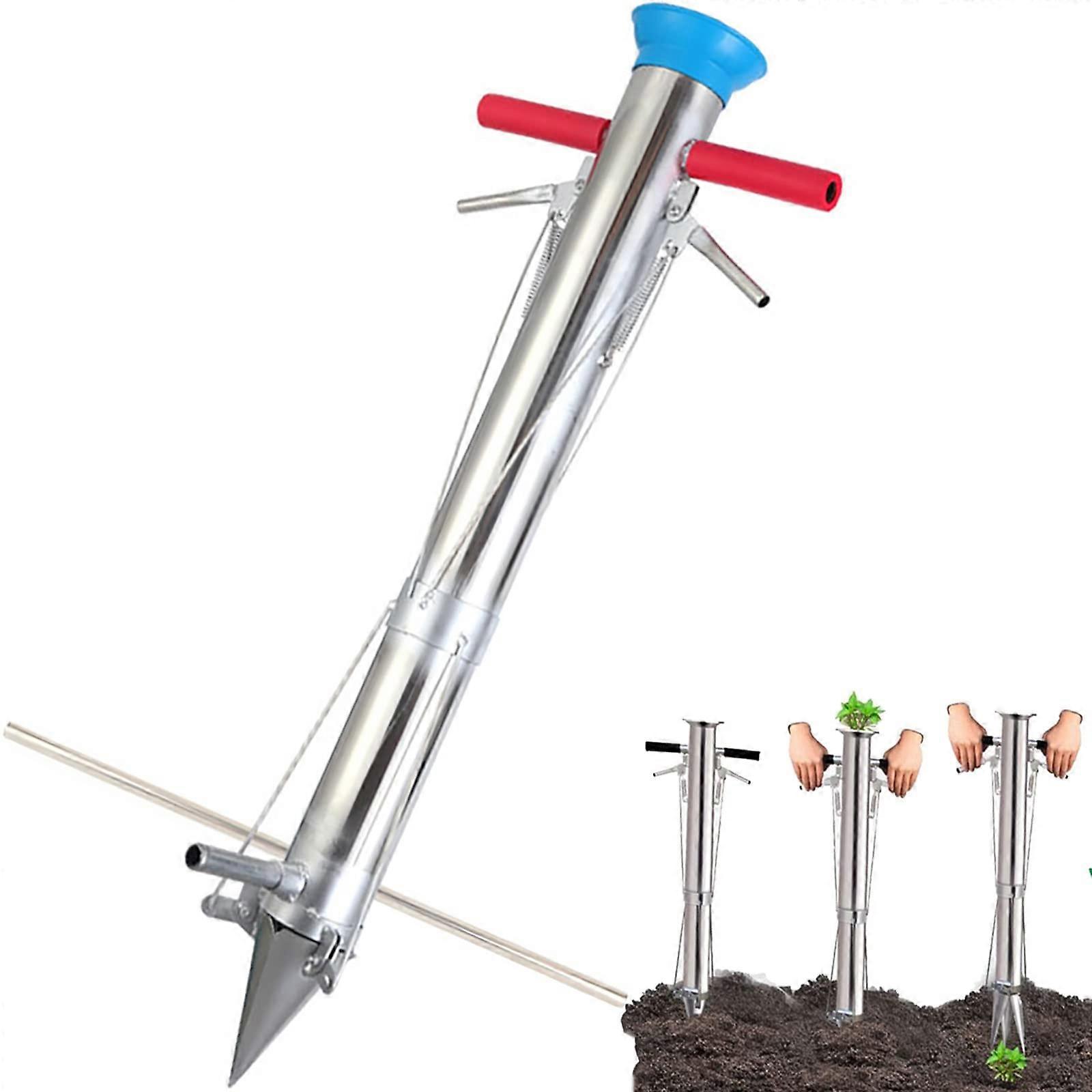 Manual Planter, Quick Planter, Long Handle Bulb Planter, Professional Seeder Garden Tool, for Peanuts, Cotton, Corn and Soya 2024 New