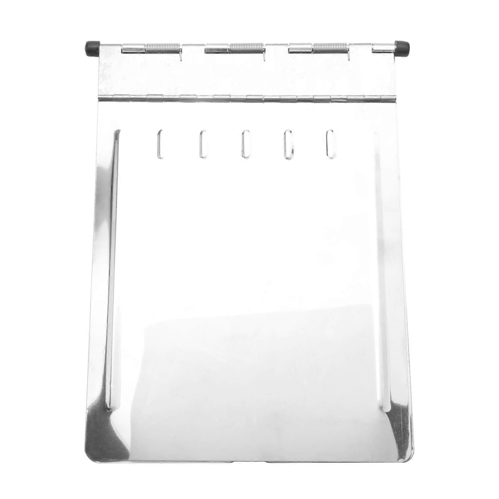 Metal Clipboard A4 Stainless Steel Patient Record Folders Clip Board Folder for Office School Teach