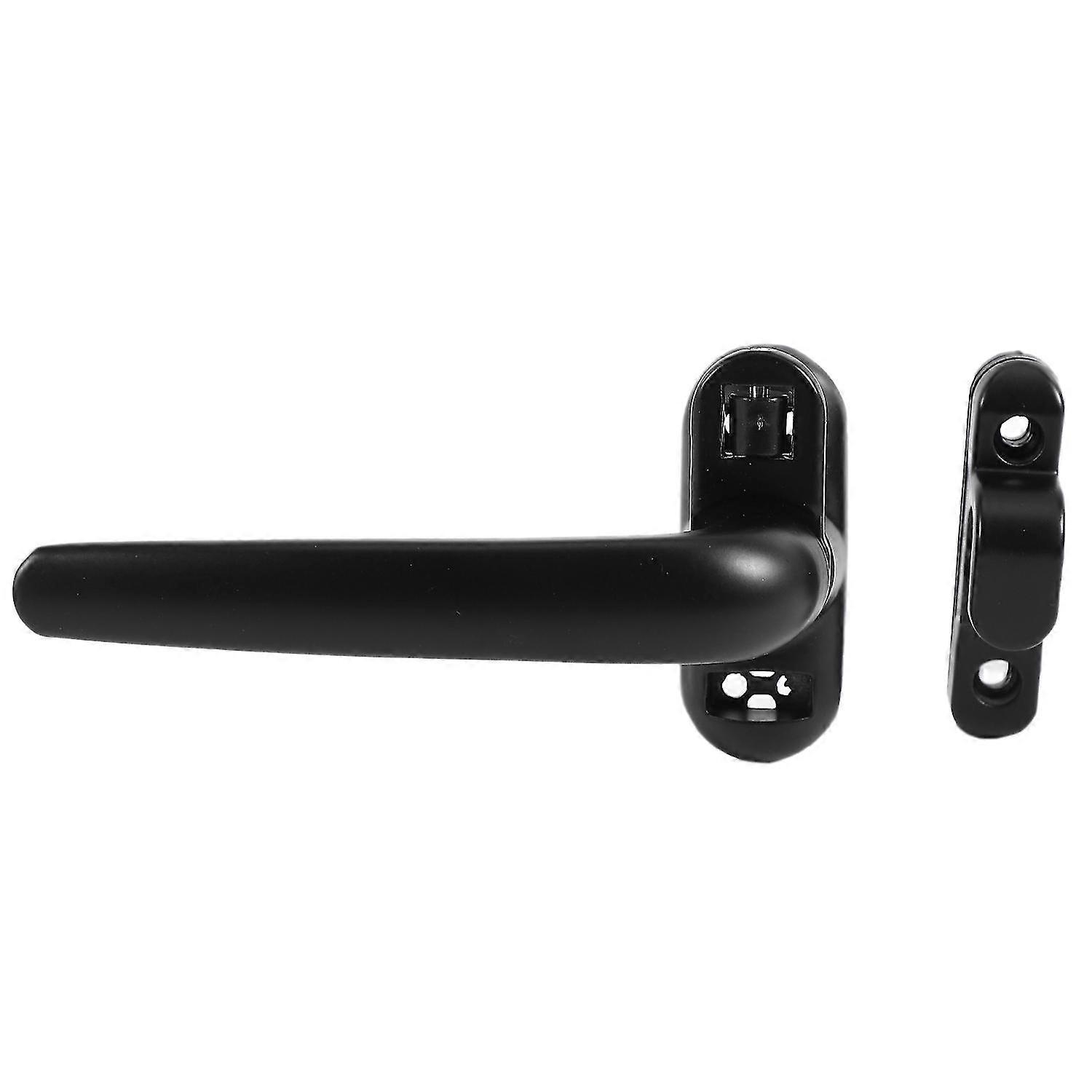 Door And Window Handle Lock Casement Window Lock Wheel Handle Black (haoyi)