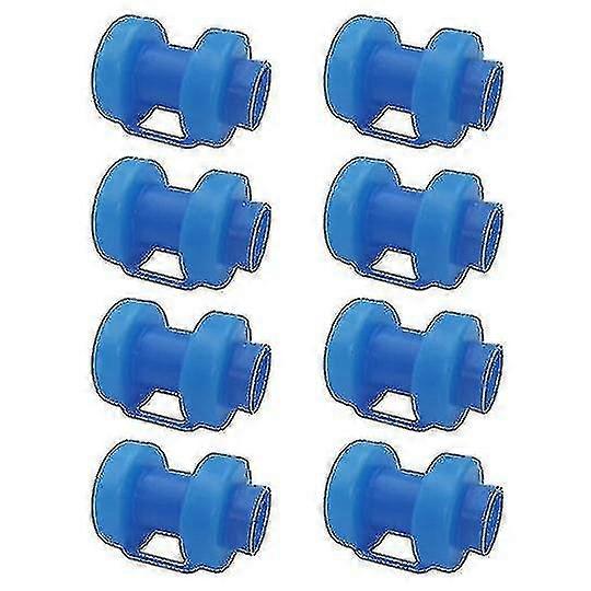 Set Of 8 Trampoline Post End Caps For Trampoline Net Posts 25 Mm, Particularly Robust, Weatherproof End Caps, Safety Net Replacement Part (