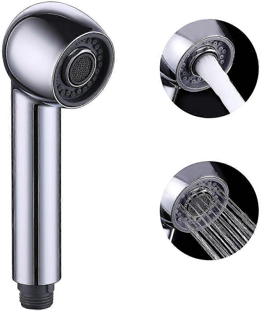 Kitchen Tap Spray Head Replacement Pull Out Faucet Head 2-function Polished Chrome, Pfs4-ch