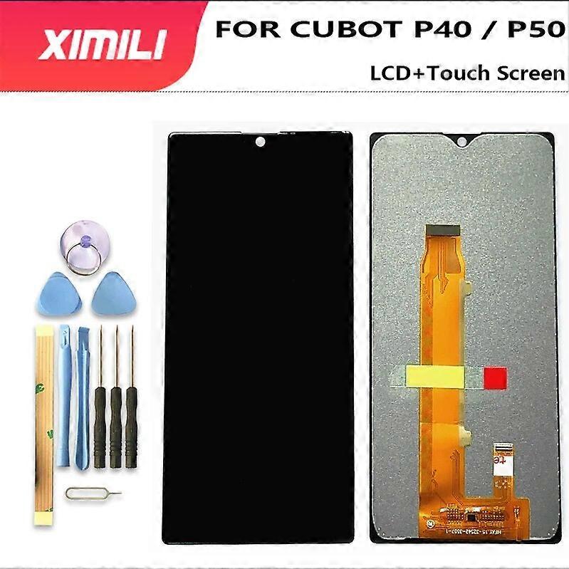 Test New 6.2 inches For CUBOT P40 P50 Lcd Dispaly With Touch Screen Assembly Replacement +tools