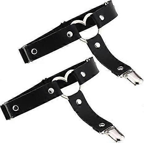 Women Adjustable Leather Thigh Garter