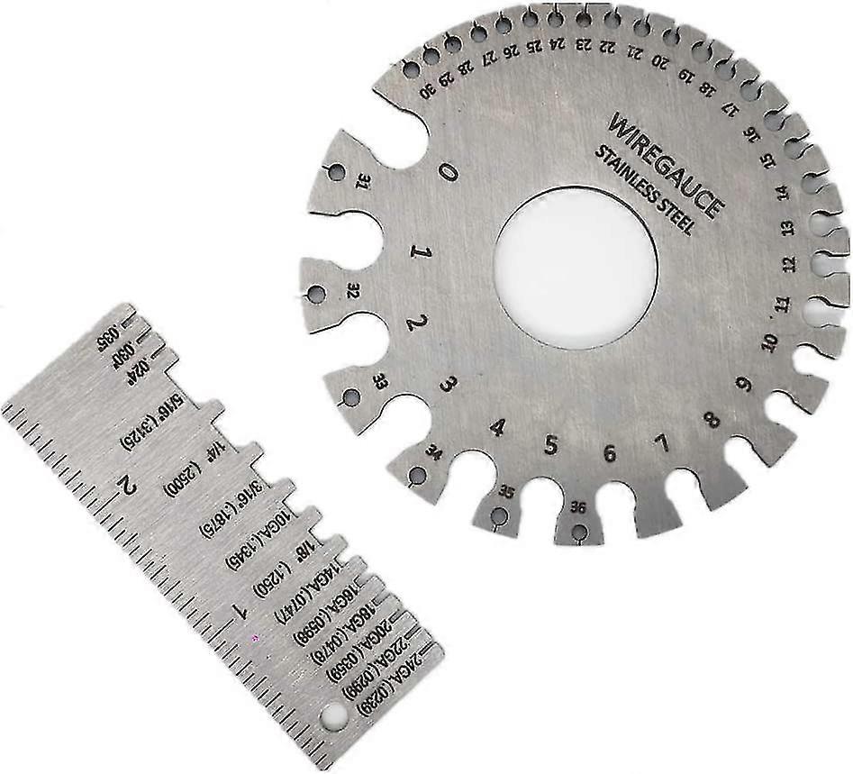 2pack Plaatwerk Gauge Draad/metaal Gauge Tool