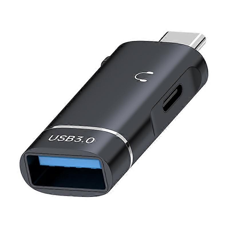 Type-C to USB and Type-C Earphone Adapter