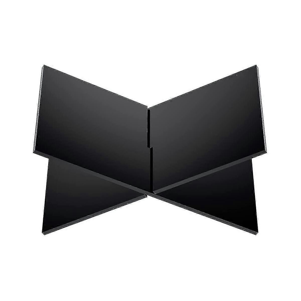 Acrylic Book Holder X-shaped Display Stand For Cookbook Recipe Menu Magazines Storybook Holder For