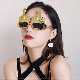 Novelty Middle Finger Gesture Sunglasses Funny Party Glasses