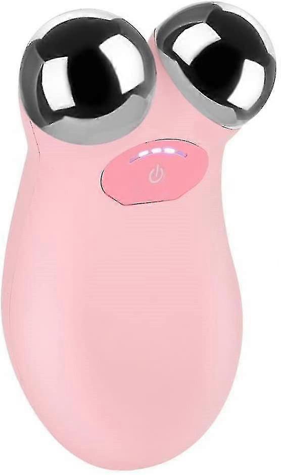 Face Massage Rollers, Mini-microcurrent Face Lift Machine, Anti-aging, Contour(pink)