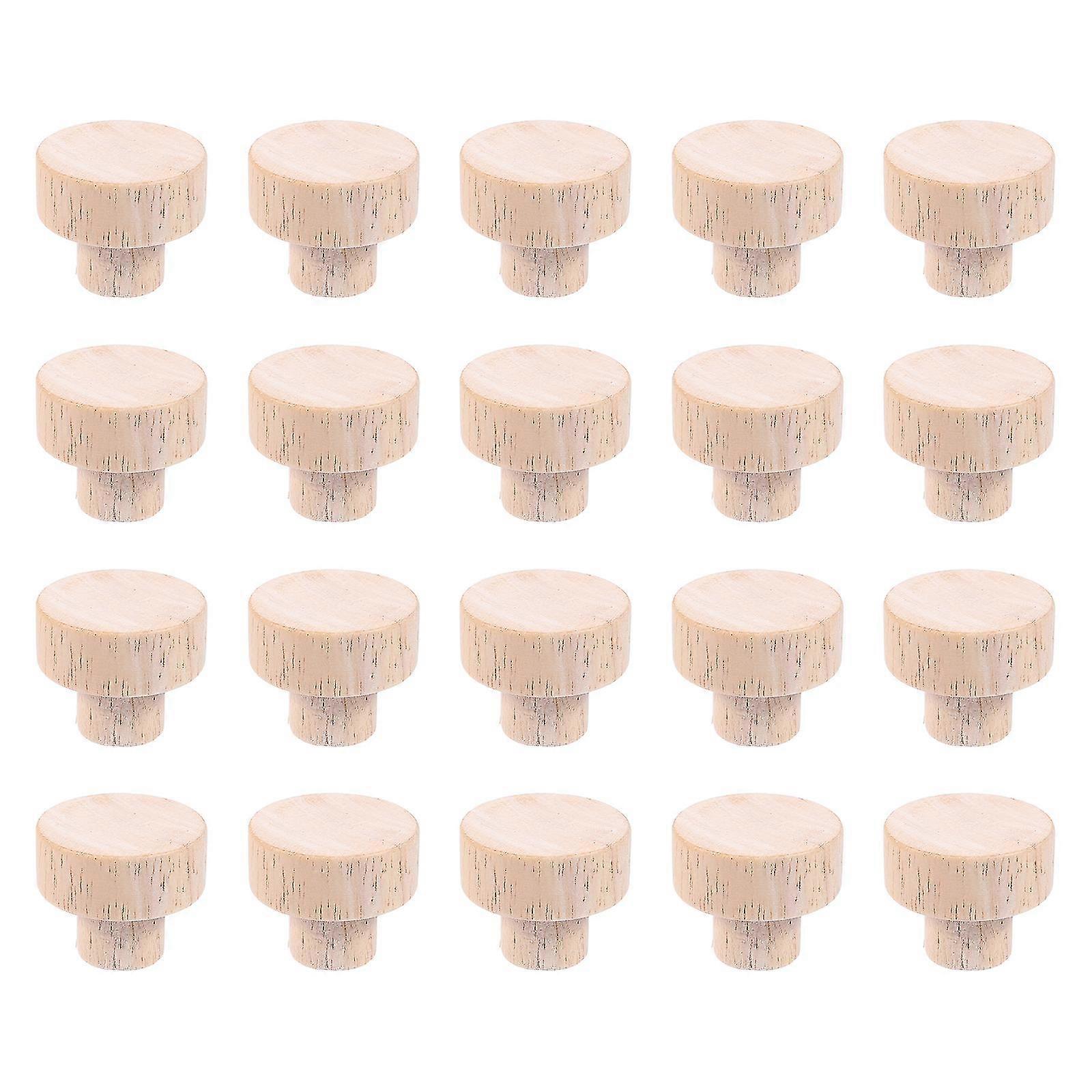 20pcs Round Head Drawer Handle Modern Style Wooden Drawer Furniture Knobs