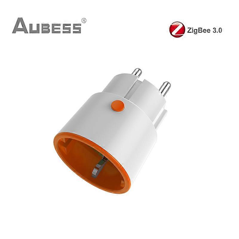 16A Tuya ZigBee 3.0 Smart Power Plug EU Smart Socket Energy Monitor Outlet Wireless Voice Remote Control Alexa Google Home