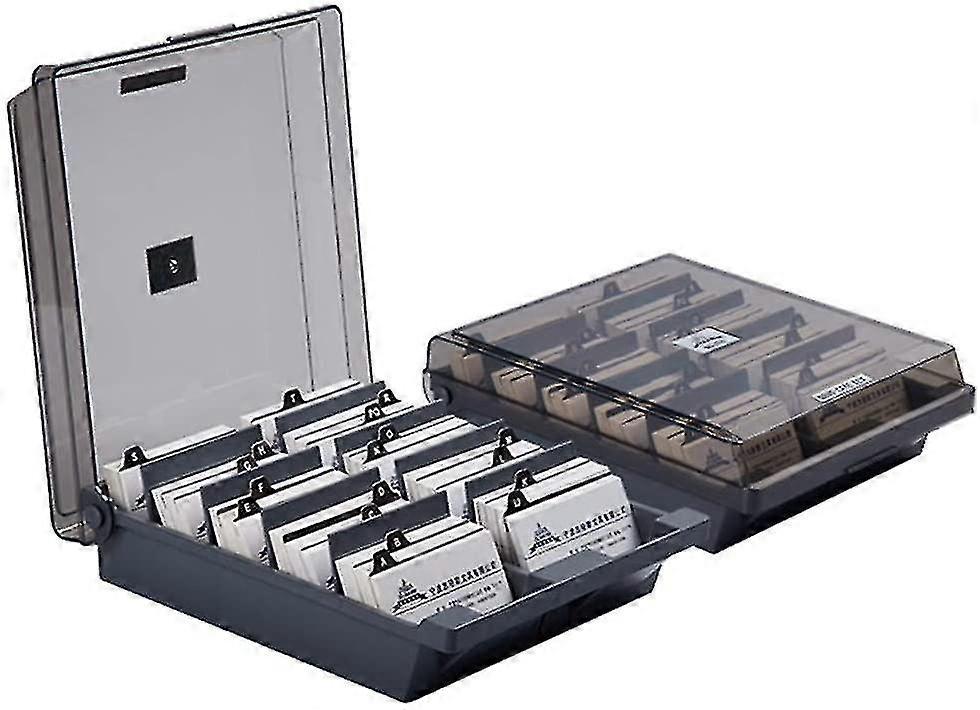 1 Large Format Business Card Holder With Tabs And Dividers (1000 Cards)