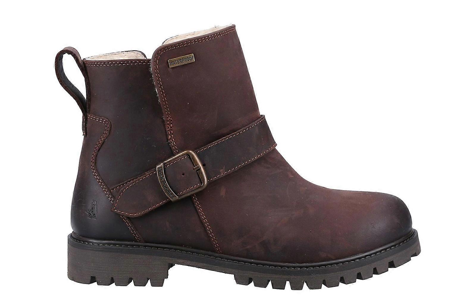 Hush Puppies Mini Wakely Waterproof Junior Ankle Boots Brown