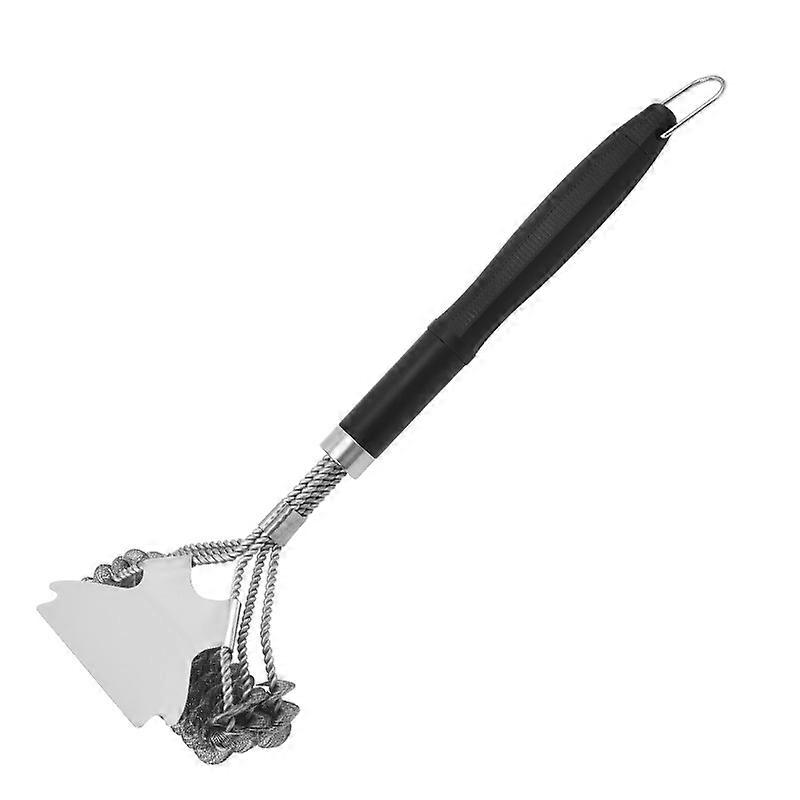 Grill Brush with Handle BBQ Cleaner Accessories - Safe Wire BBQ Brush