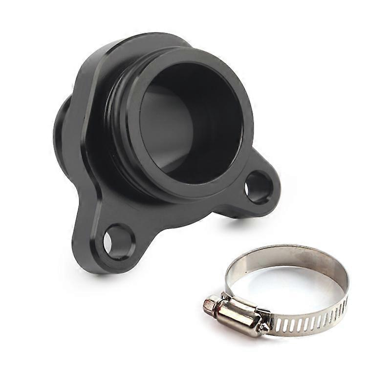 Applicable to BMW 335i automobile water pipe connector with clamp aluminum black