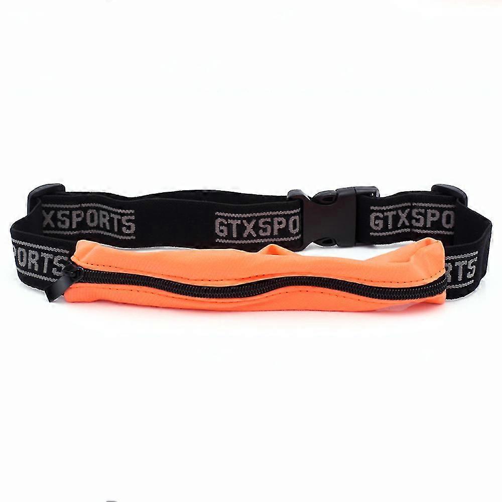 Adult Pocket Running Belt, Expandable Pocket, Adjustable Waist, No Bounce