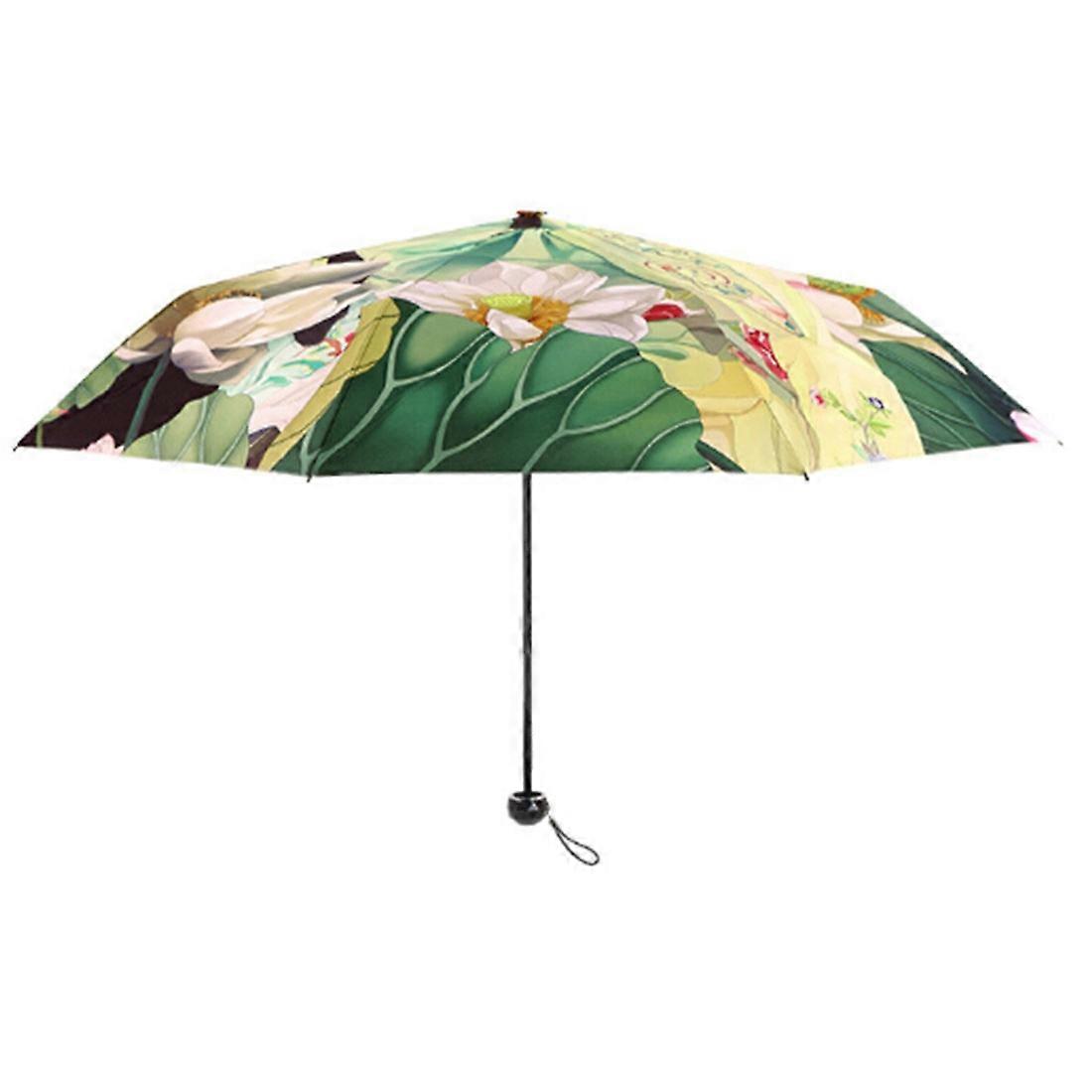 Three Fold Silver Tape Sunshade Umbrella