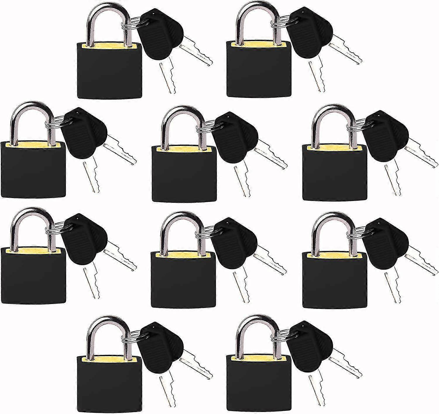Padlock(10 Pack )bulk Small Locks With Keys Home School Essentials For Luggage