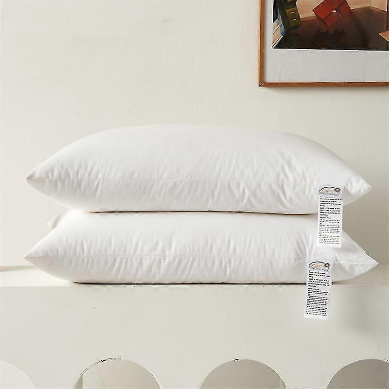 2 stk puter, justerbart fyll - 100% bomull, putefyll