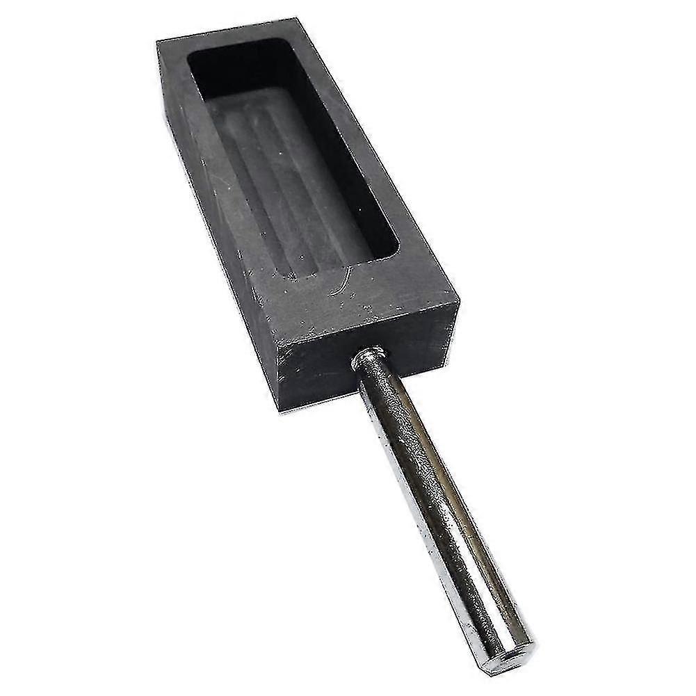 Molde de molde de lingote de grafite dourado e prata (1kg)