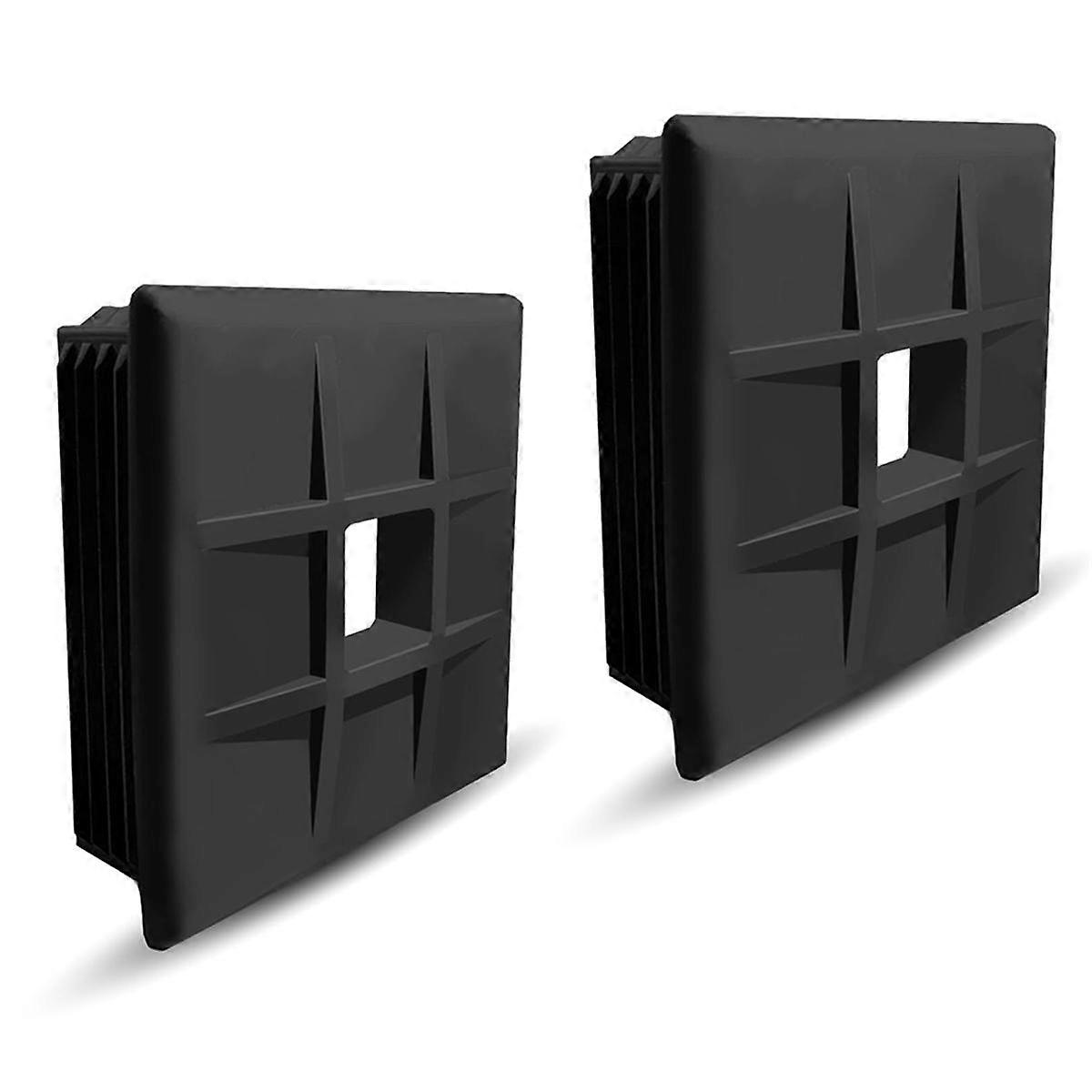 2-Pack protetor RV Bumper Plug End Cap, 4 polegadas, otimizado para RVs, campistas, equipamentos de reboque de viagem duráveis