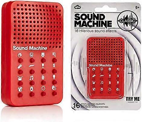 Classic Red Sound Machine Hilarious Novelty Prank Portable 16 Effects Noise