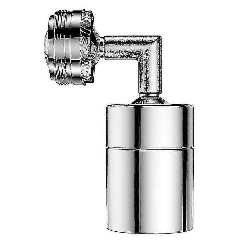 Universal Splash Filter Faucet, 720 Rotation Faucet Aerator Sink, Dual Function Faucet Aerator 2 Flow Wide Angle Aerator, 24mm