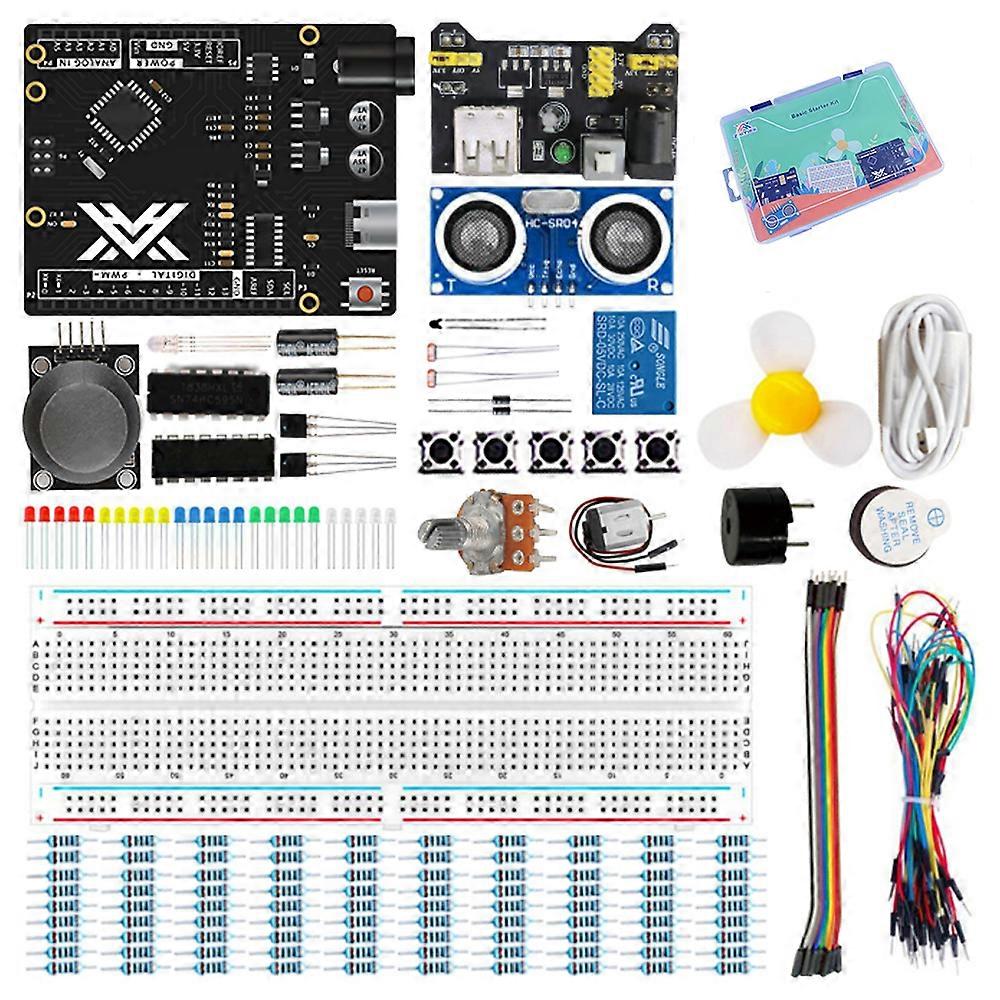 Starter Kit for Arduino Starter Programming DIY Electronic Component Develop Skill Learning Project Complete Kit +Instructions
