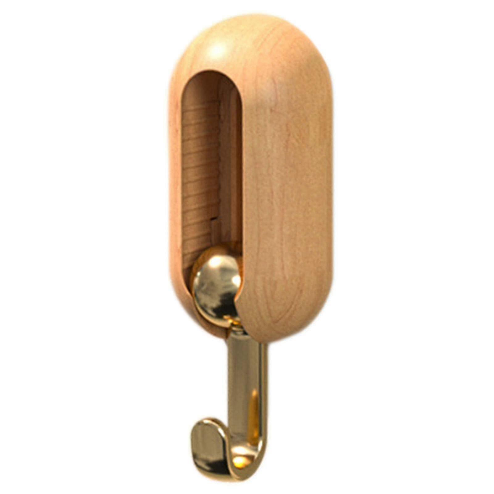 4pcs Wall Hooks For Key Coat Adhesive Ceiling Hooks 360 Rotatable Nail-Free Non-Staining Ceiling