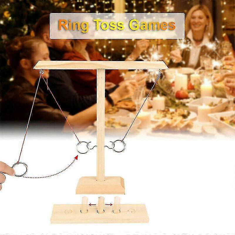 Adults Games Hook And Rings Toss Game Table Top Ring Toss