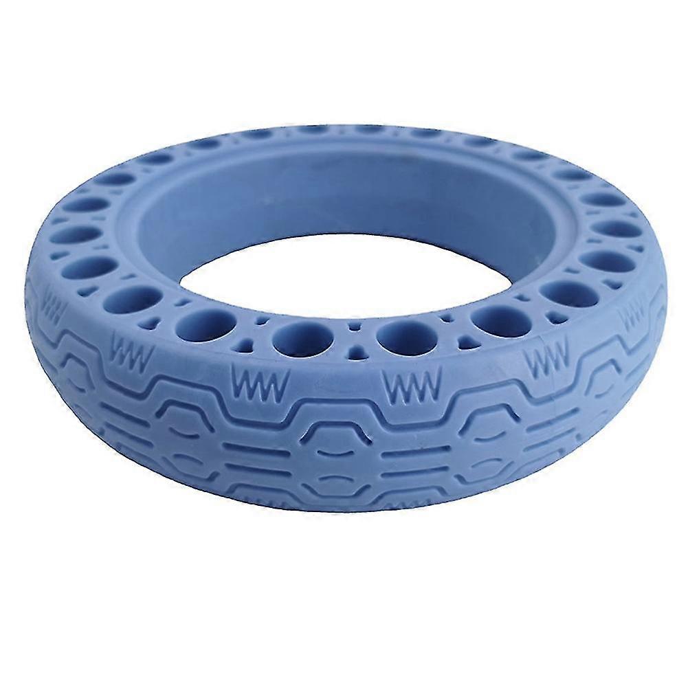 10 Inch Rubber Solid Tires For Ninebot Max G30 Blue