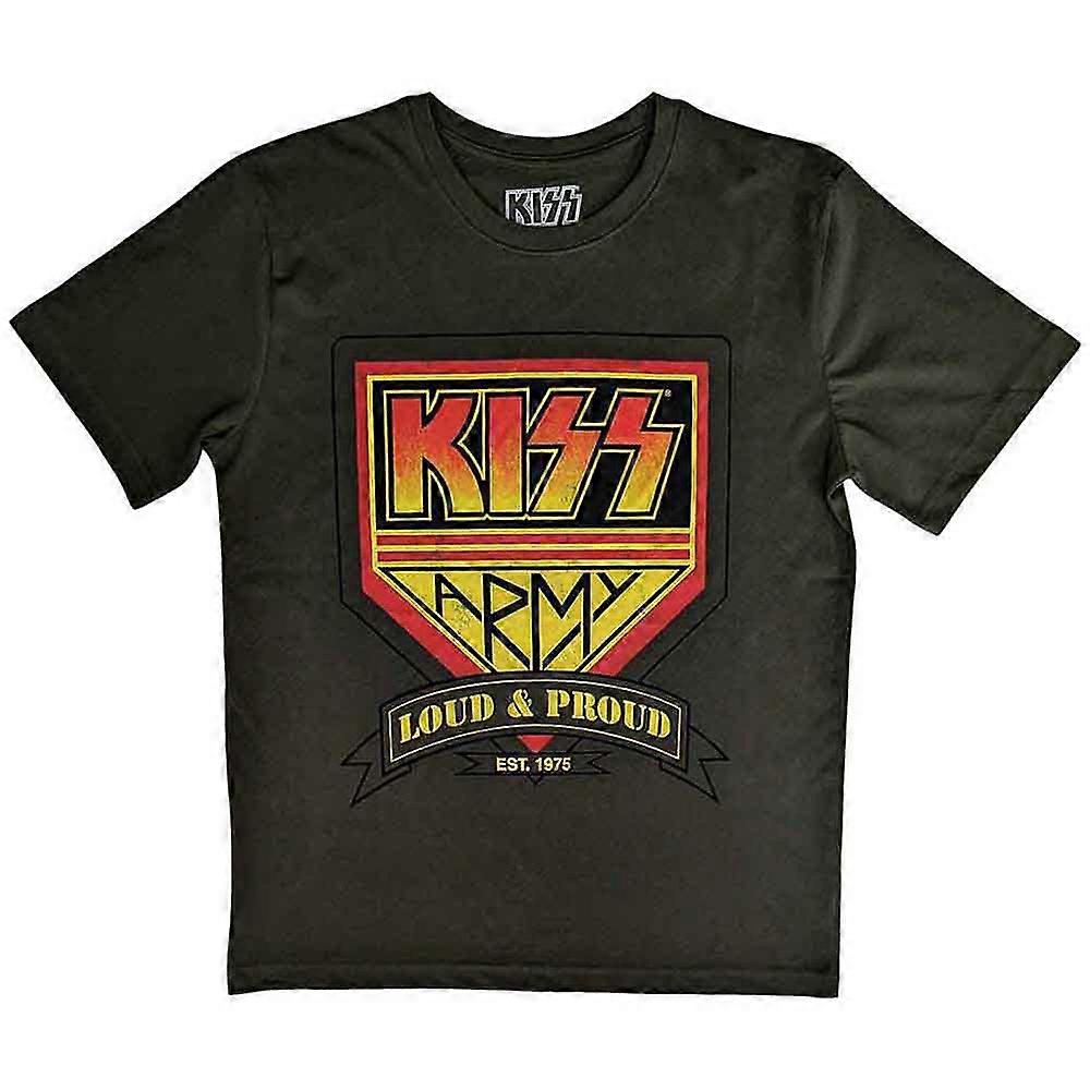 KISS Loud And Proud 乐队标志 T 恤