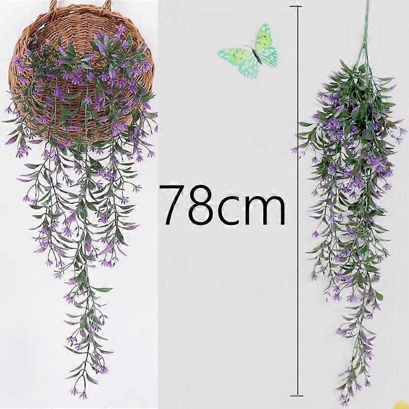 Artificial Plant Vines Wall Hanging Simulation Rattan Leaves Branches Green Plant Ivy Leaf Home Wedding Decoration Plant-Fall