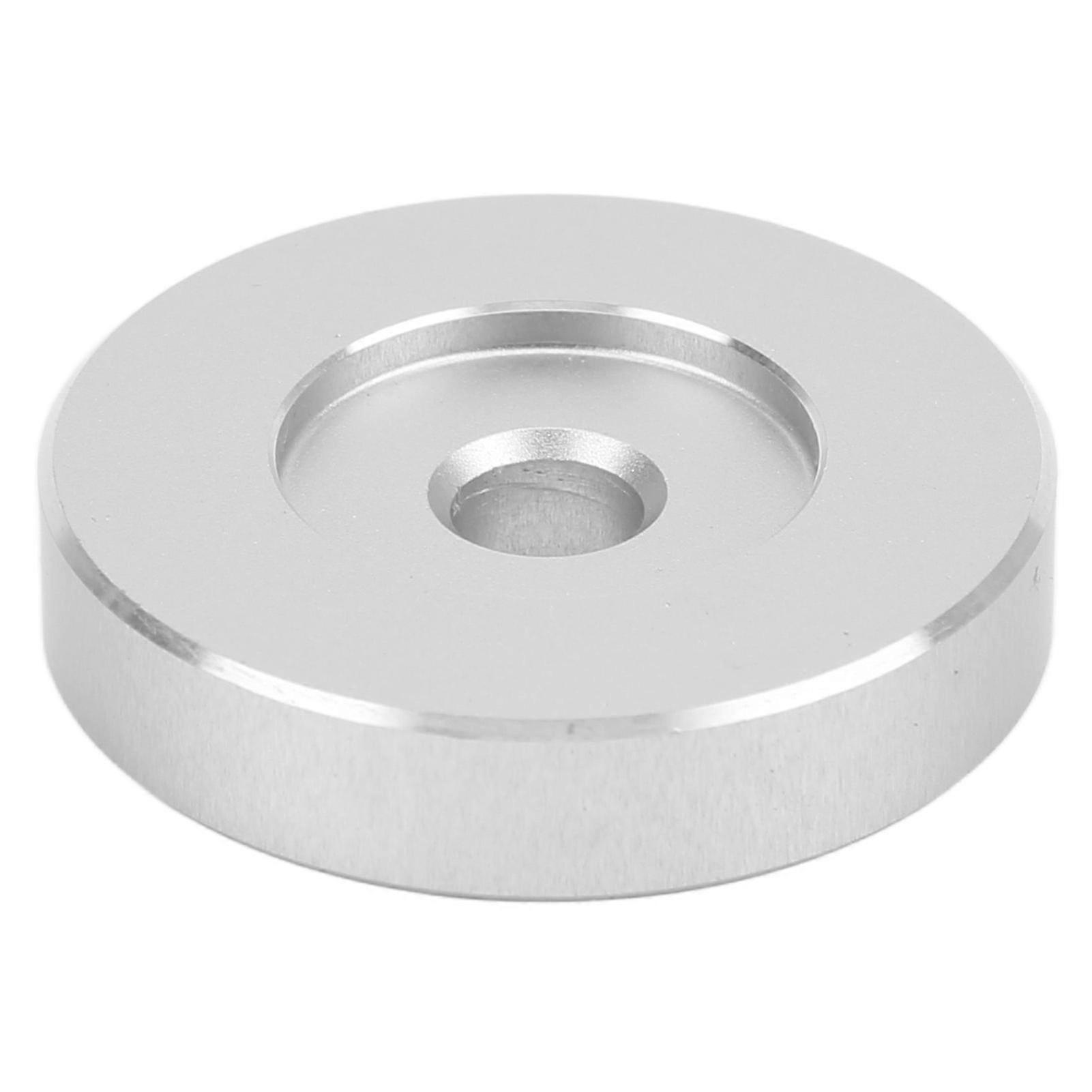 Phonograph Record Adapter Metal Turntable Disc Accessory Replacement Part Silver