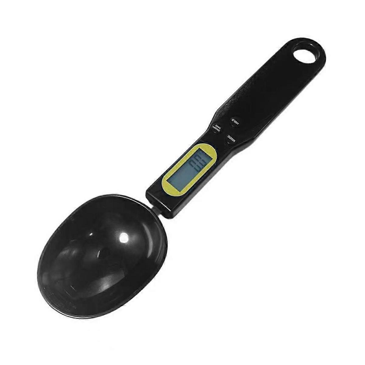 2Pcs Spoon Scale Small Kitchen Scales Portable Handheld Scale Coffee Called High -Precision Kitchen Scale Black