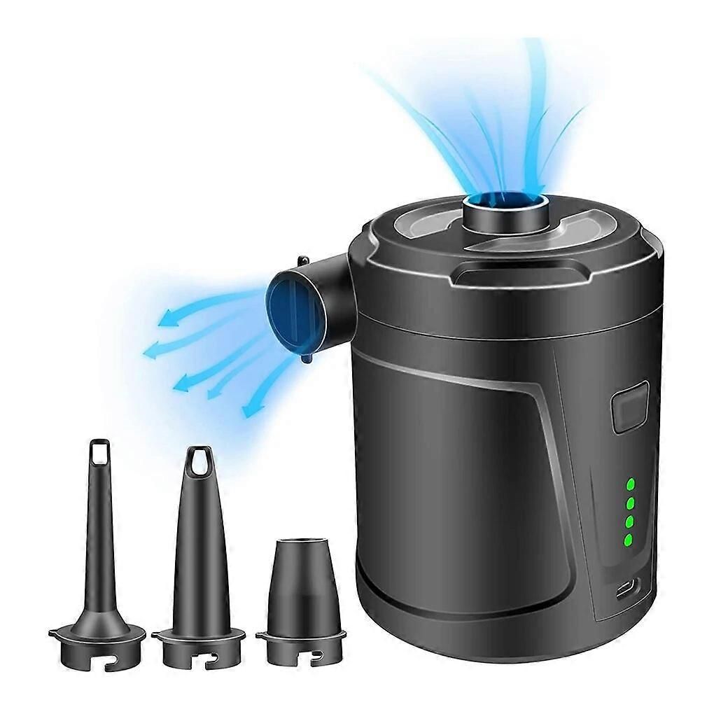 Electric Air Pump Battery Powered IPX5 Waterproof Indicator Light Inflator