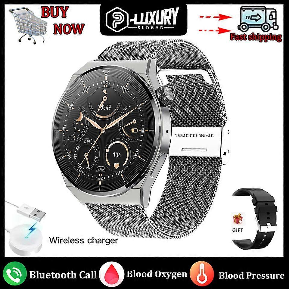 2023 New Watch GT3 Pro Smart Watch Men NFC Waterproof Sport Fitness Tracker Bluetooth Call Smartwatch Man For HUAWEI Android IOS