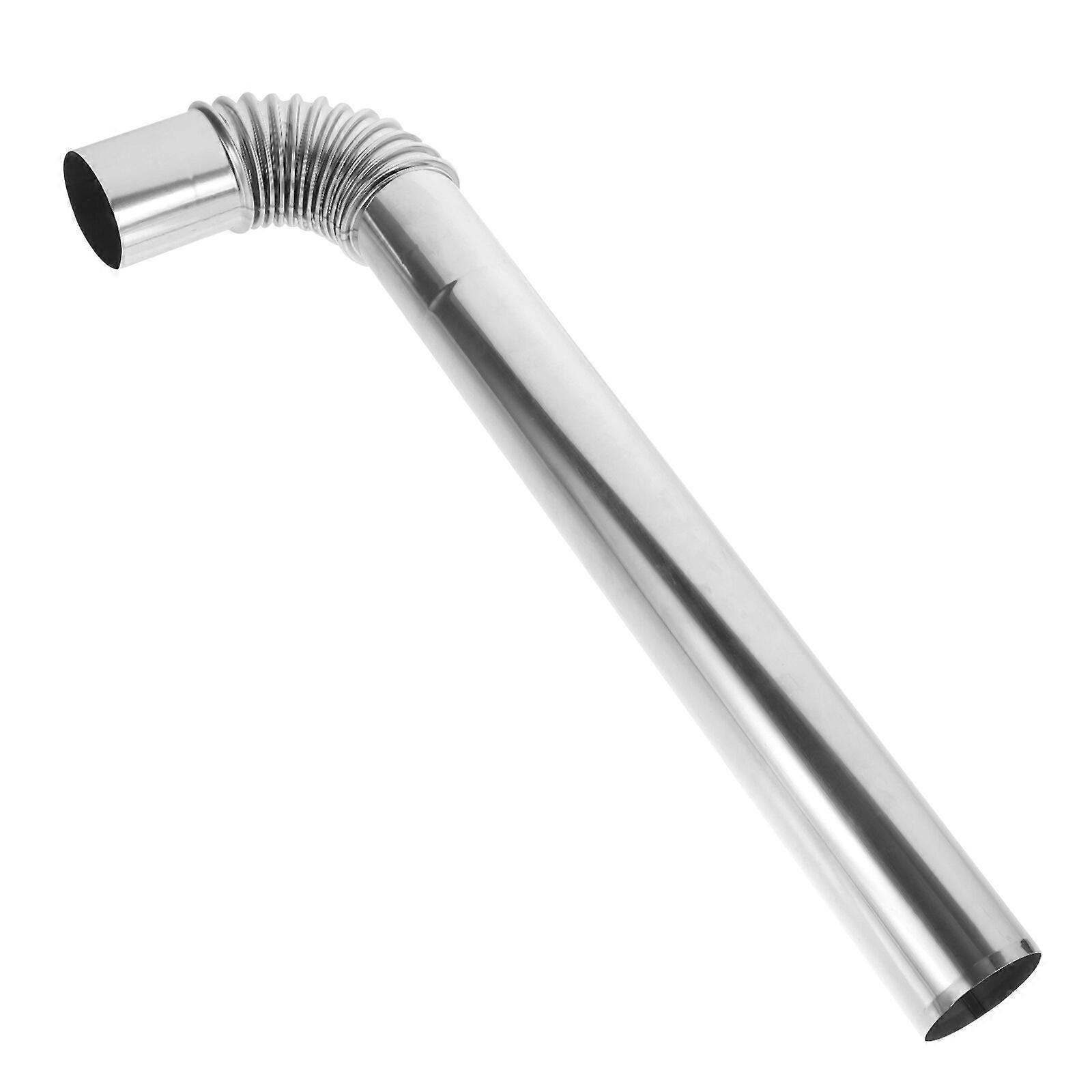 1 Ensemble De Conduit De Cheminée Flexible De Cheminée En Acier Inoxydable Conduit En Métal Pour Camping En Plein Air Poêle En Métal
