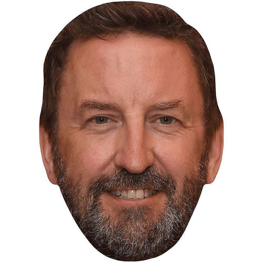 Lee Mack (Beard) Celebrity Mask, Flat Card Face