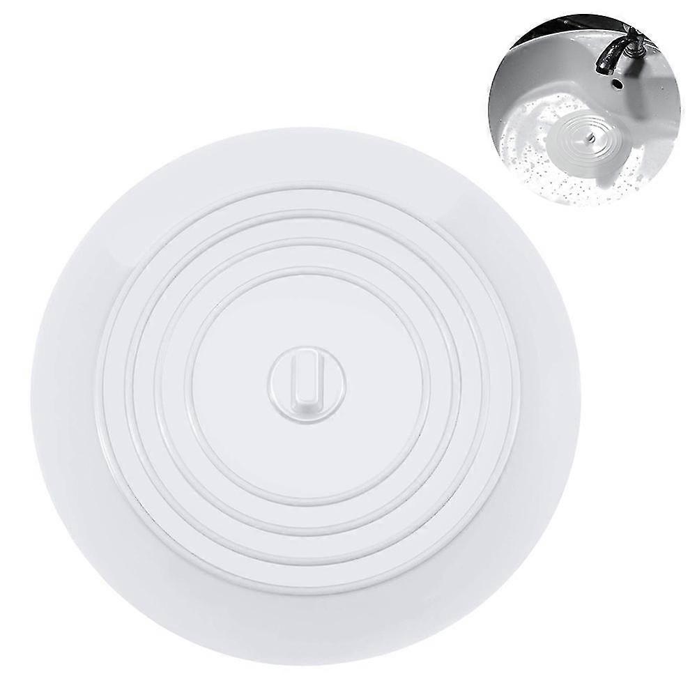 Silicone Flat Sink Plug-white