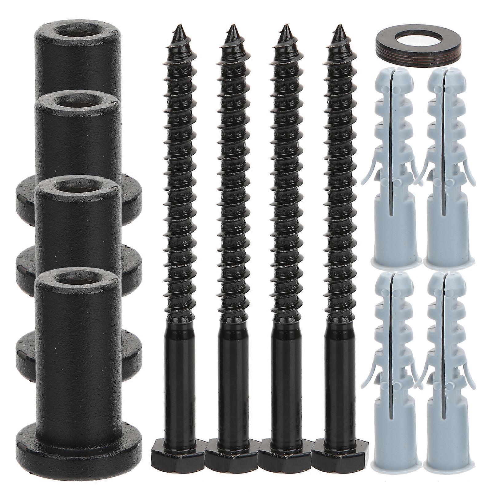 4 Sets Sliding Barn Door Spacers Wall Track Spacers Sliding Door Repair Kits