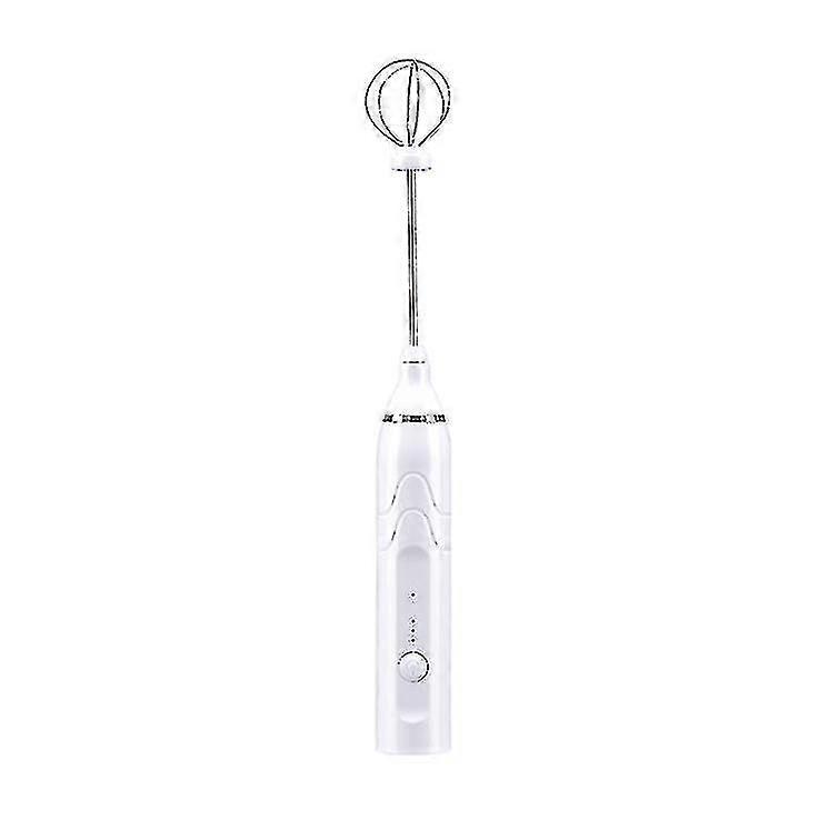 Household Small Electric Mixing Whisk (white)