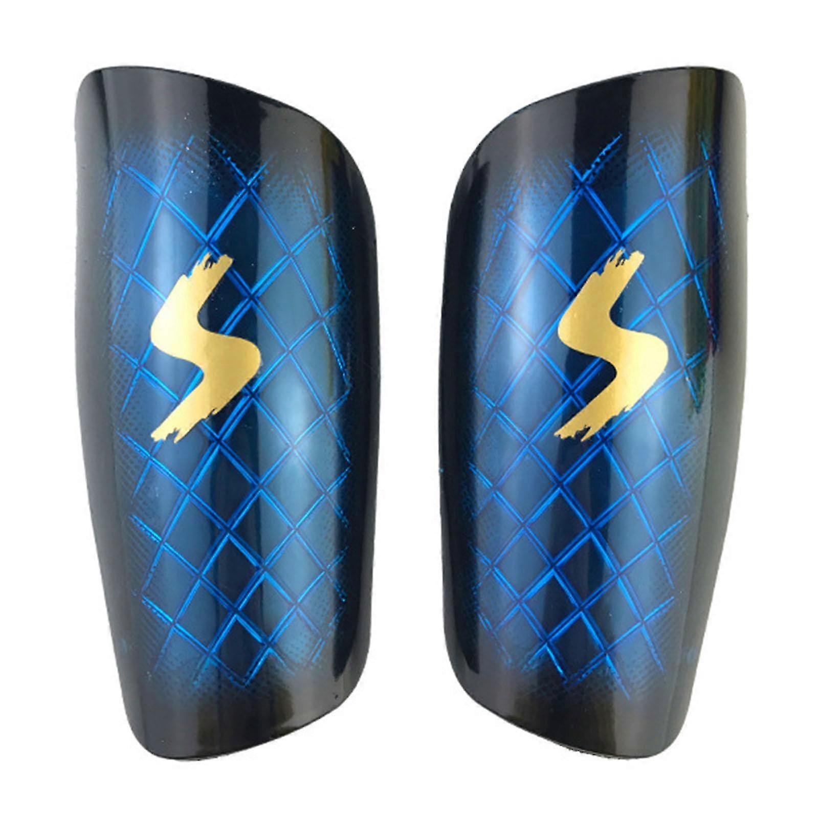 1 Pair Football Shin Guards Thickened Outer Layer Soft Padded Cozy Wear Professional Prevent Injuries Insert Type Adults Soccer Sports Calf Protective