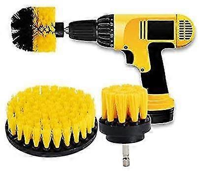 2" 3" 5" Power Drill Attachment Medium Stiffness Bristles Scrubber Cleaning Kit