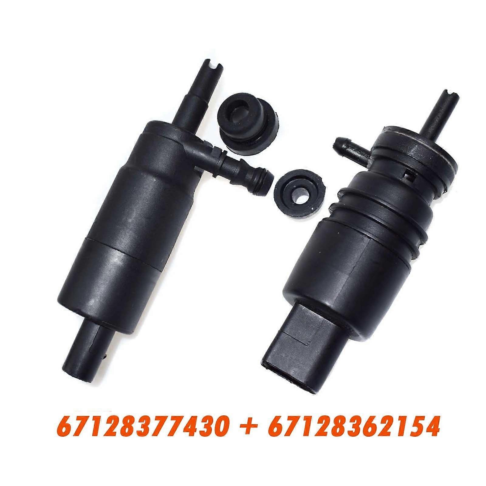 New HEADLIGHT+WINDSHIELD WASHER PUMP PUMPS for BMW E46 E90 X5 E60 67128377430