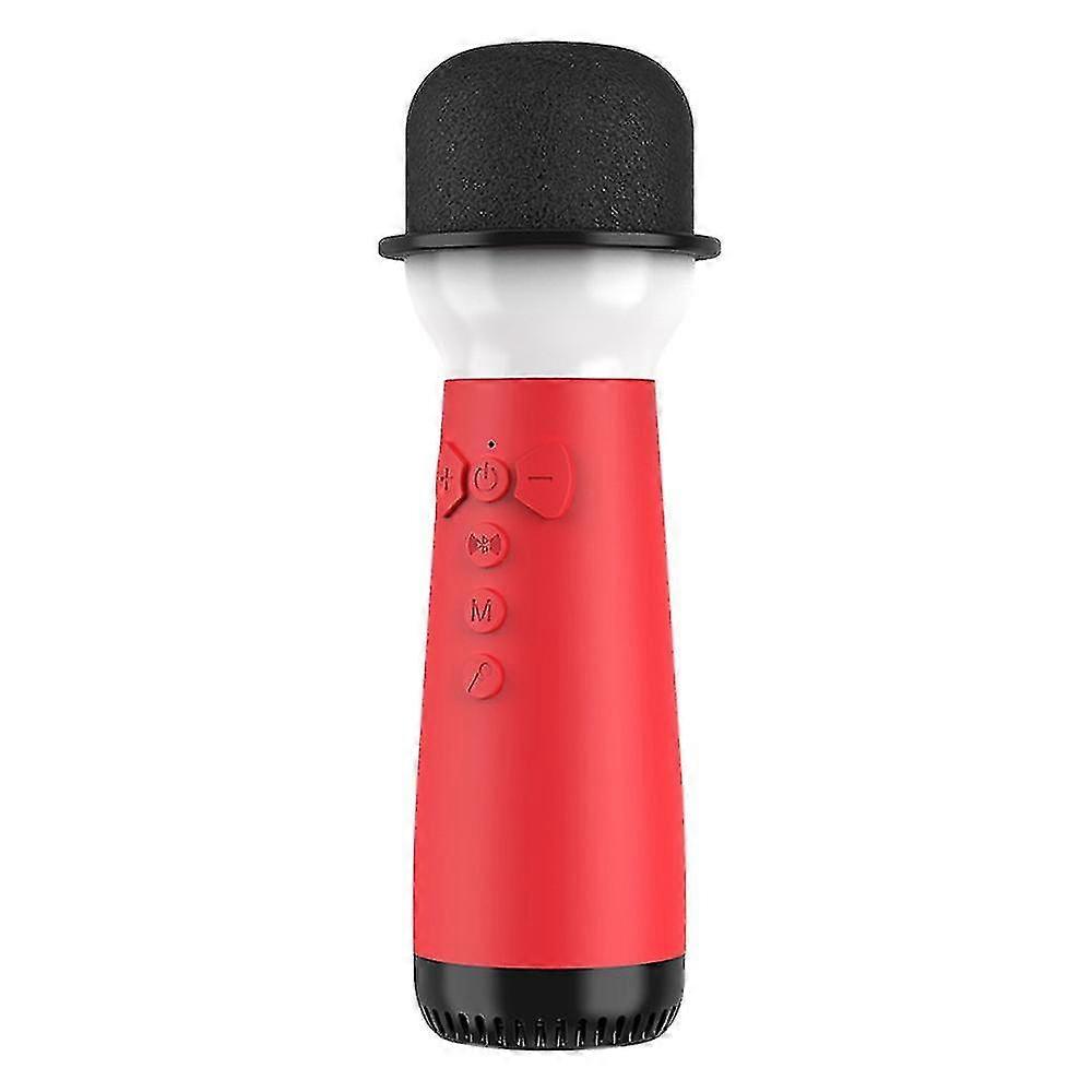 Bluetooth Wireless Microphone Portable Handheld Karaoke Gift Red