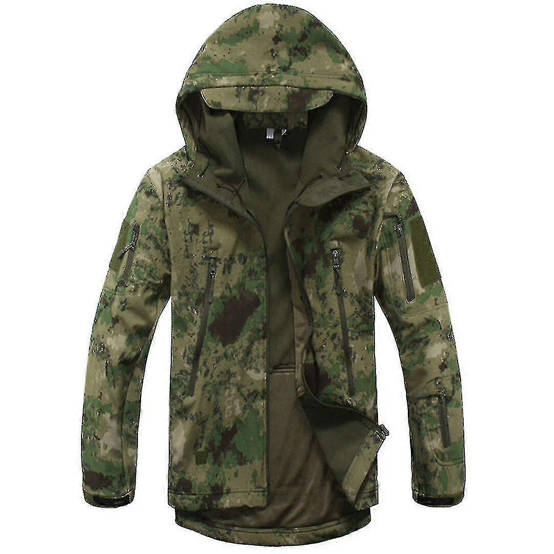 Mens Rusă Camo Soft tactice Jacheta